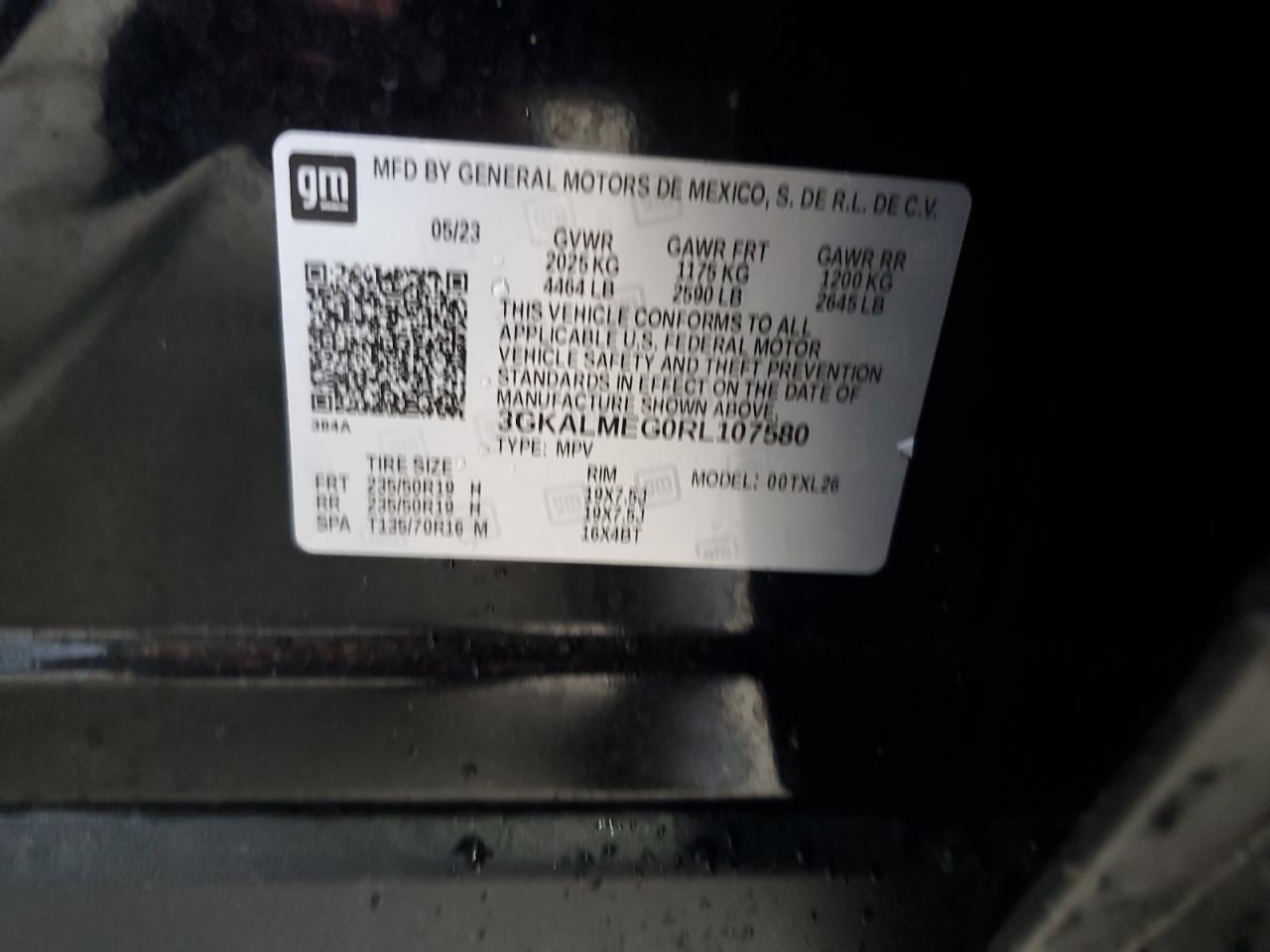 3GKALMEG0RL107580 2024 GMC Terrain Sle