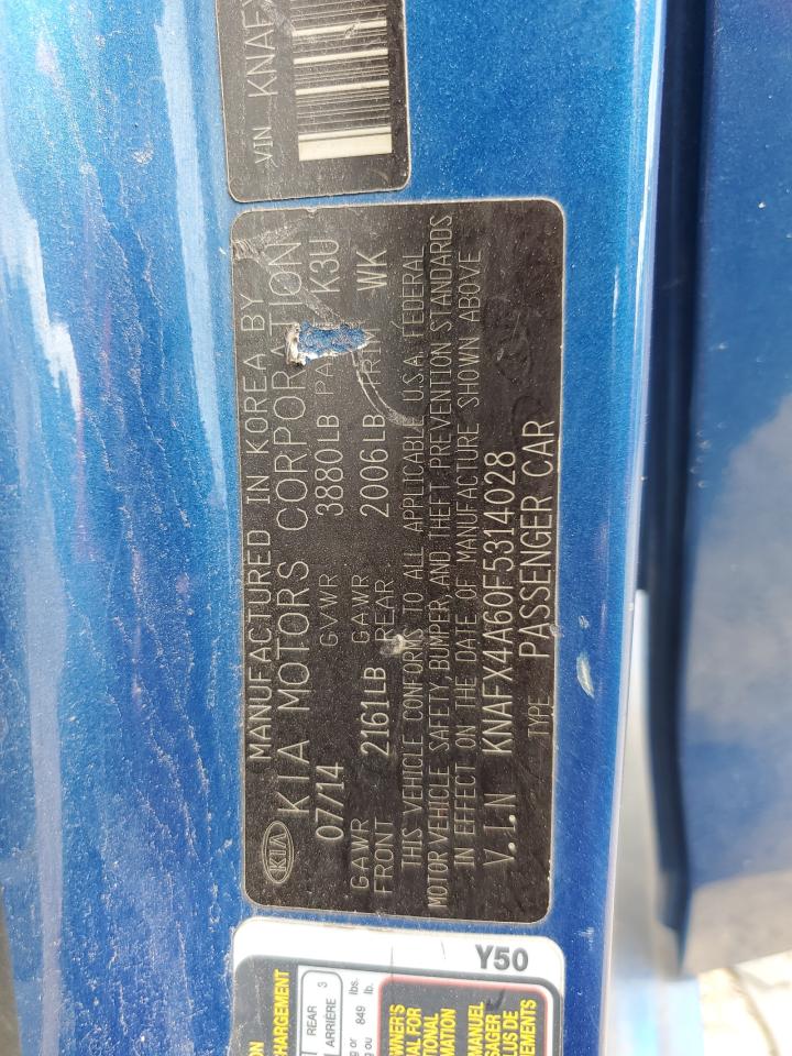 KNAFX4A60F5314028 2015 Kia Forte Lx