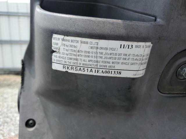 2014 YAMAHA YW50 FX RKRSA51A1EA001338