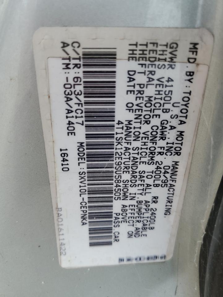 4T1SK12E9SU584505 1995 Toyota Camry Le