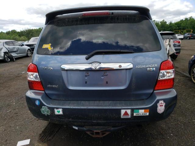 2006 Toyota Highlander Hybrid VIN: JTEEW21A460026600 Lot: 60206434