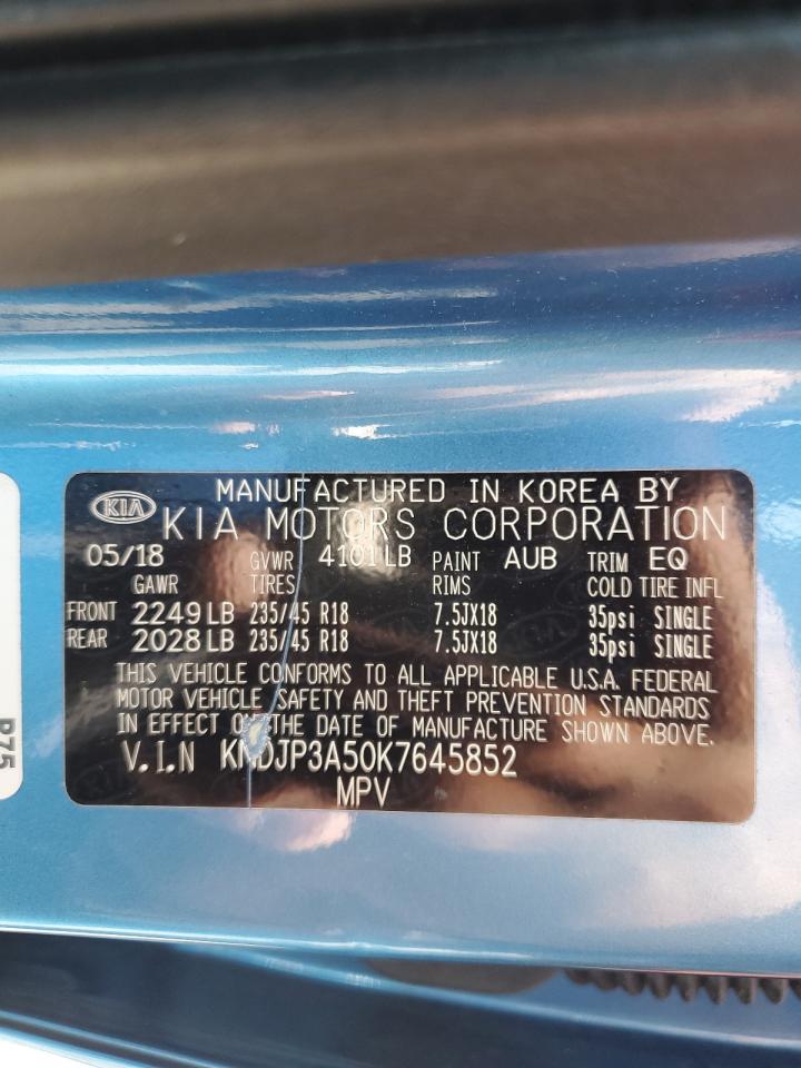 KNDJP3A50K7645852 2019 Kia Soul +