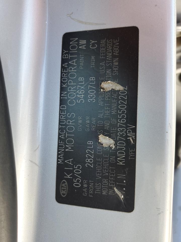 KNDJD733765502202 2006 Kia Sorento Ex