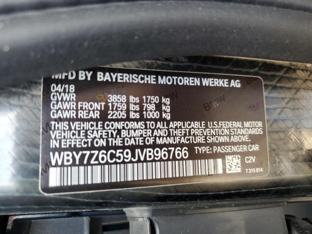 VIN WBY7Z6C59JVB96766 2018 BMW I3, S Bev no.12