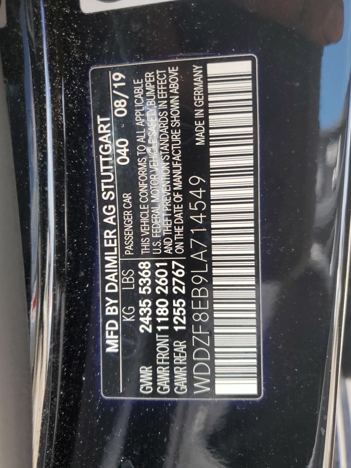 WDDZF8EB9LA714549 2020 Mercedes-Benz E 350 4Matic