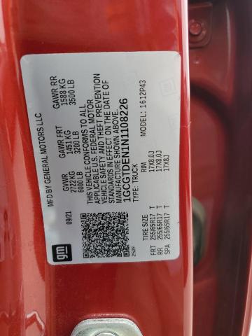 2022 Chevrolet Colorado Z71 VIN: 1GCGTDEN1N1108226 Lot: 59486364