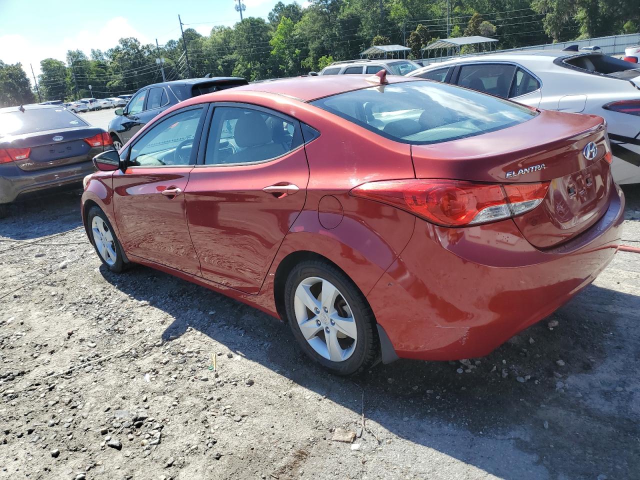 2012 Hyundai Elantra Gls vin: KMHDH4AEXCU402502