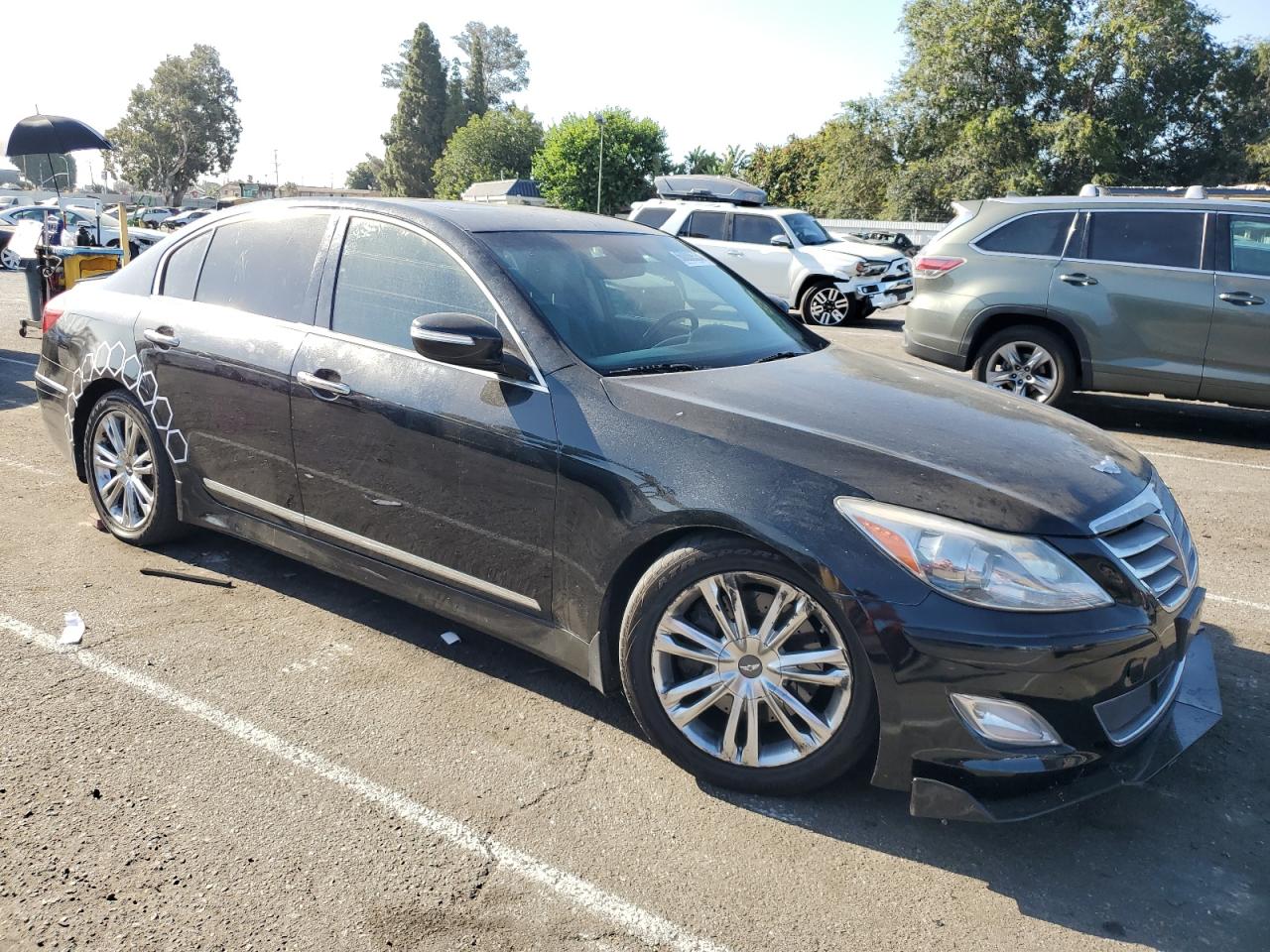 2014 Hyundai Genesis 5.0L vin: KMHGC4DH1EU265633