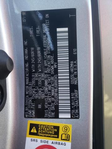 2018 Toyota Highlander Se VIN: 5TDJZRFH8JS899345 Lot: 60353084