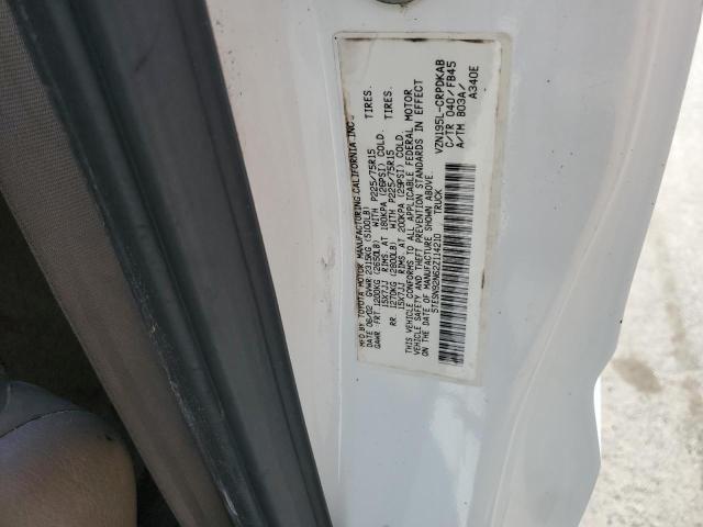 2002 Toyota Tacoma Xtracab Prerunner VIN: 5TESN92N62Z114210 Lot: 59616904