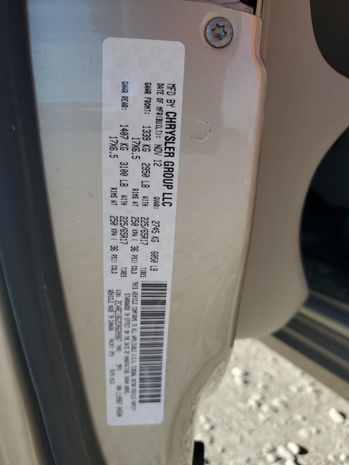 2C4RC1BG2DR620987 2013 Chrysler Town & Country Touring