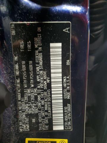 2015 Toyota Highlander Xle VIN: 5TDJKRFH1FS076445 Lot: 58672124