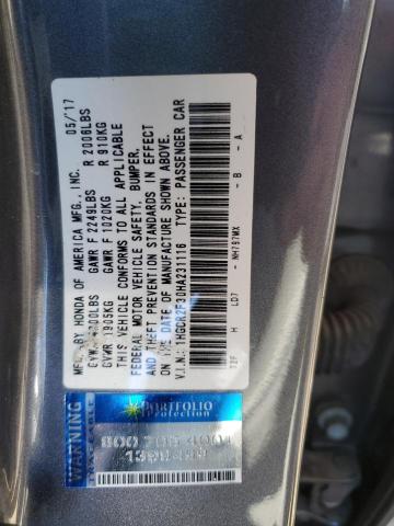 1HGCR2F30HA231116 2017 HONDA ACCORD - Image 13