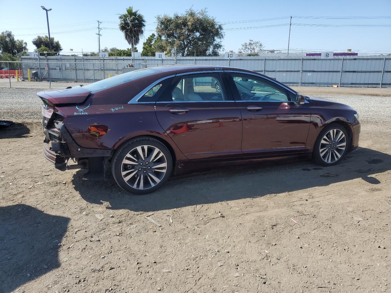 3LN6L5MU2HR665663 2017 Lincoln Mkz Hybrid Reserve