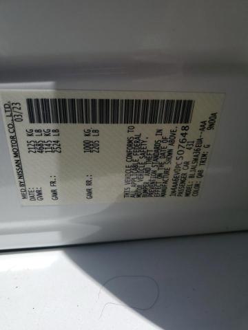 2023 NISSAN MAXIMA SR 1N4AA6EV0PC507648