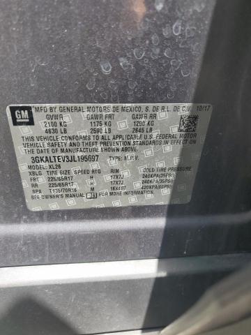 2018 GMC Terrain Sle VIN: 3GKALTEV3JL195697 Lot: 58664094