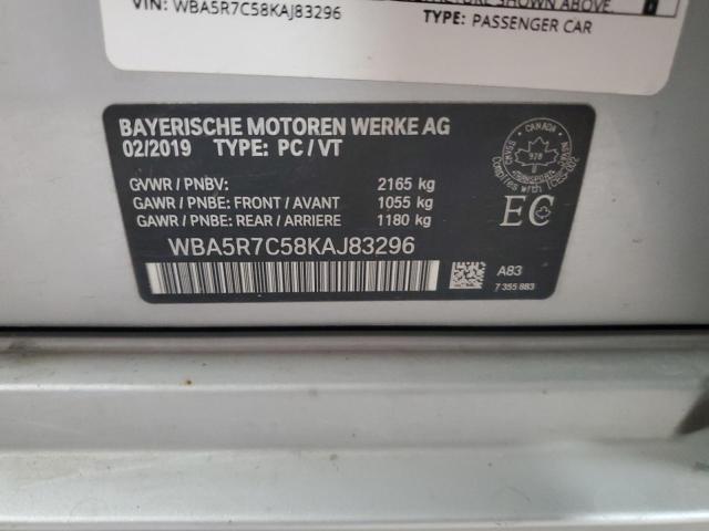 2019 BMW 330Xi VIN: WBA5R7C58KAJ83296 Lot: 59151534