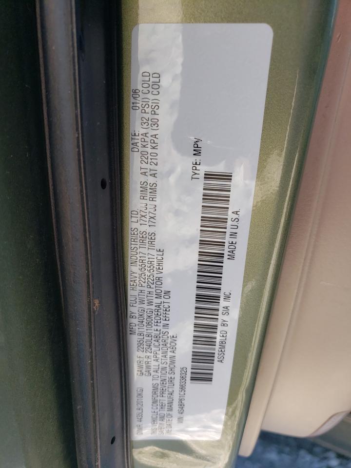 4S4BP61C566336325 2006 Subaru Legacy Outback 2.5I
