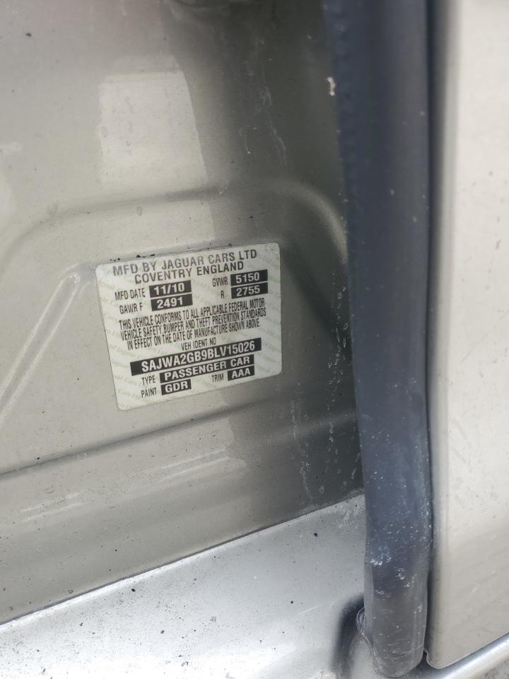 SAJWA2GB9BLV15026 2011 Jaguar Xjl