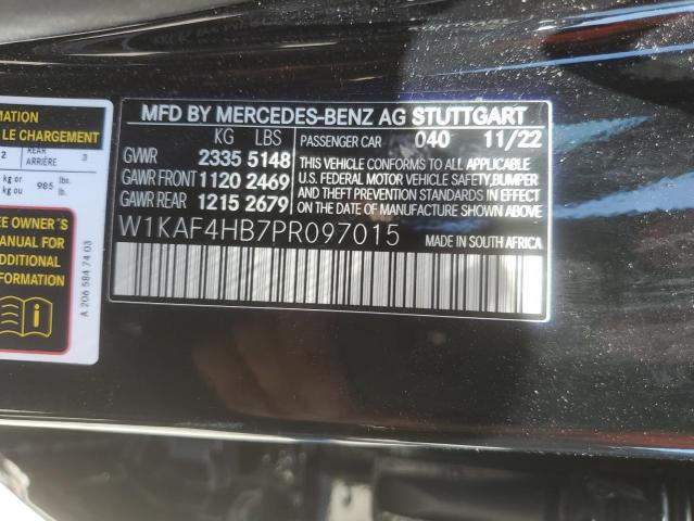 VIN W1KAF4HB7PR097015 2023 Mercedes-Benz C-Class, 3... no.12