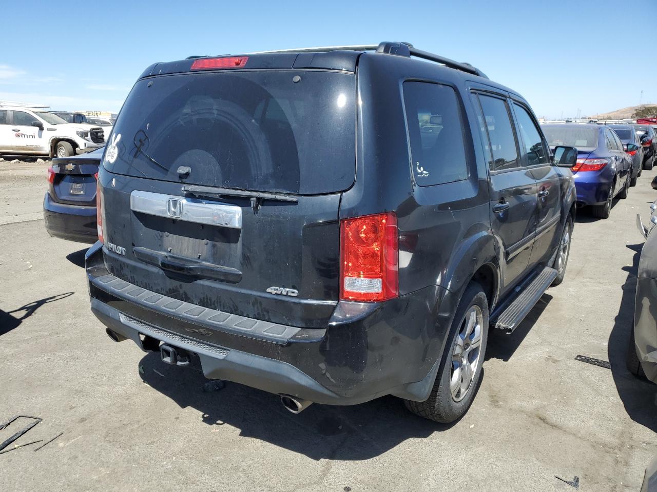 2012 Honda Pilot Exl vin: 5FNYF4H58CB021175