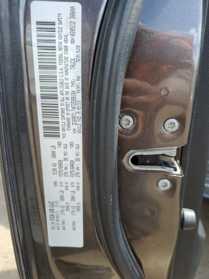 3C6RR7LT4FG599184 2015 Ram 1500 Slt