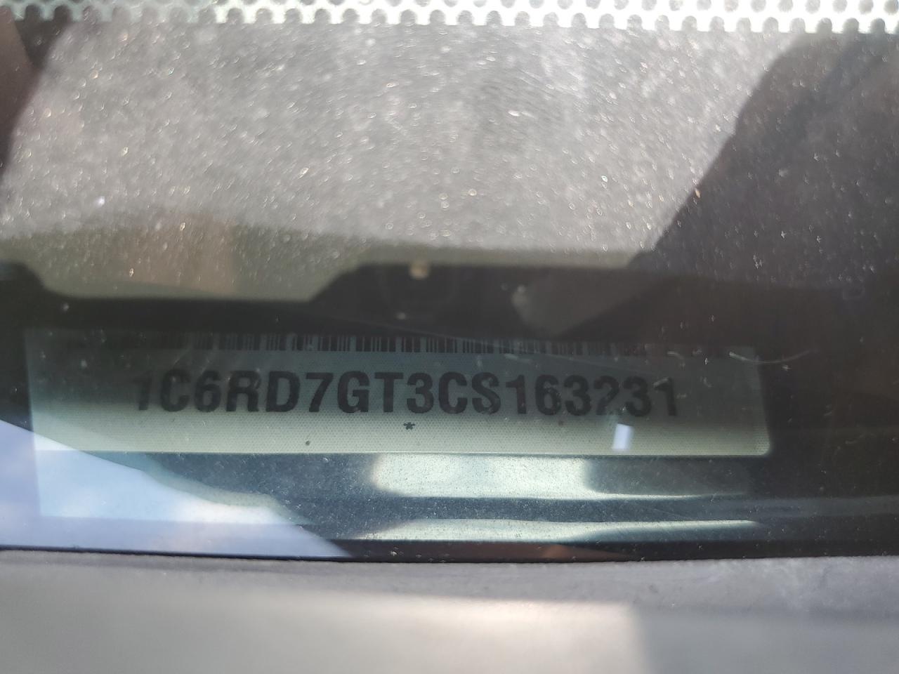 1C6RD7GT3CS163231 2012 Dodge Ram 1500 Slt