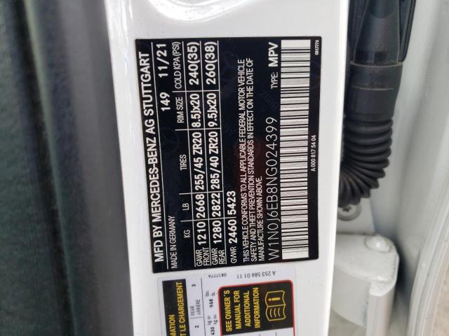 2022 Mercedes-Benz Glc Coupe 43 4Matic Amg VIN: W1N0J6EB8NG024399 Lot: 60421254