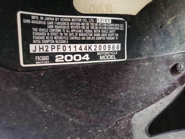 2004 HONDA FSC600 D JH2PF01144K200966