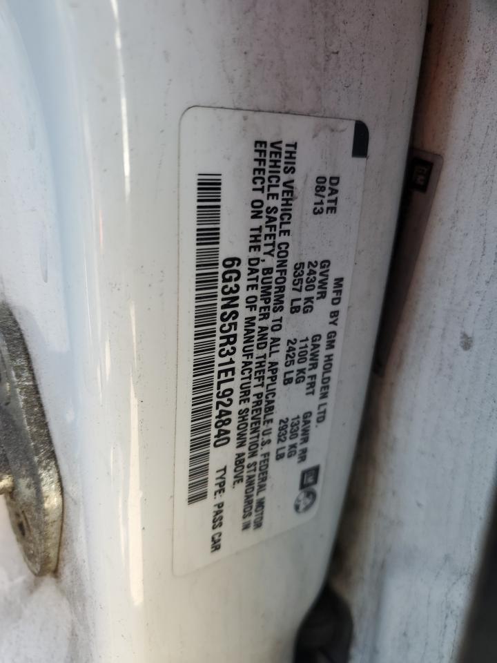 6G3NS5R31EL924840 2014 Chevrolet Caprice Police