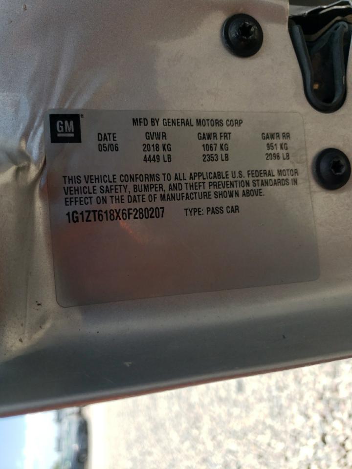 1G1ZT618X6F280207 2006 Chevrolet Malibu Maxx Lt