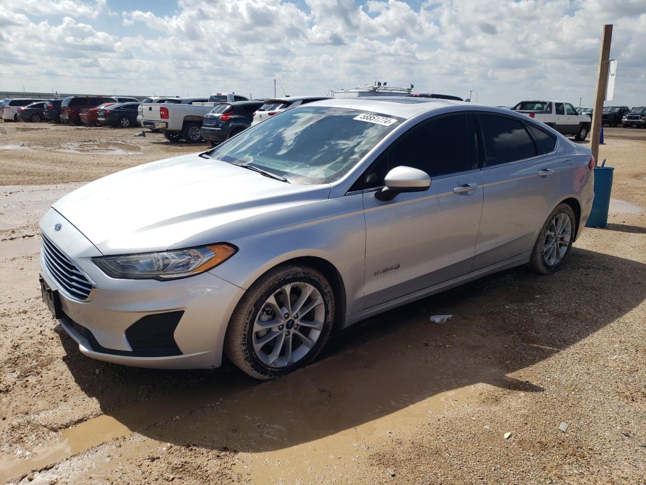 2019 Ford Fusion Se vin: 3FA6P0LU7KR141712