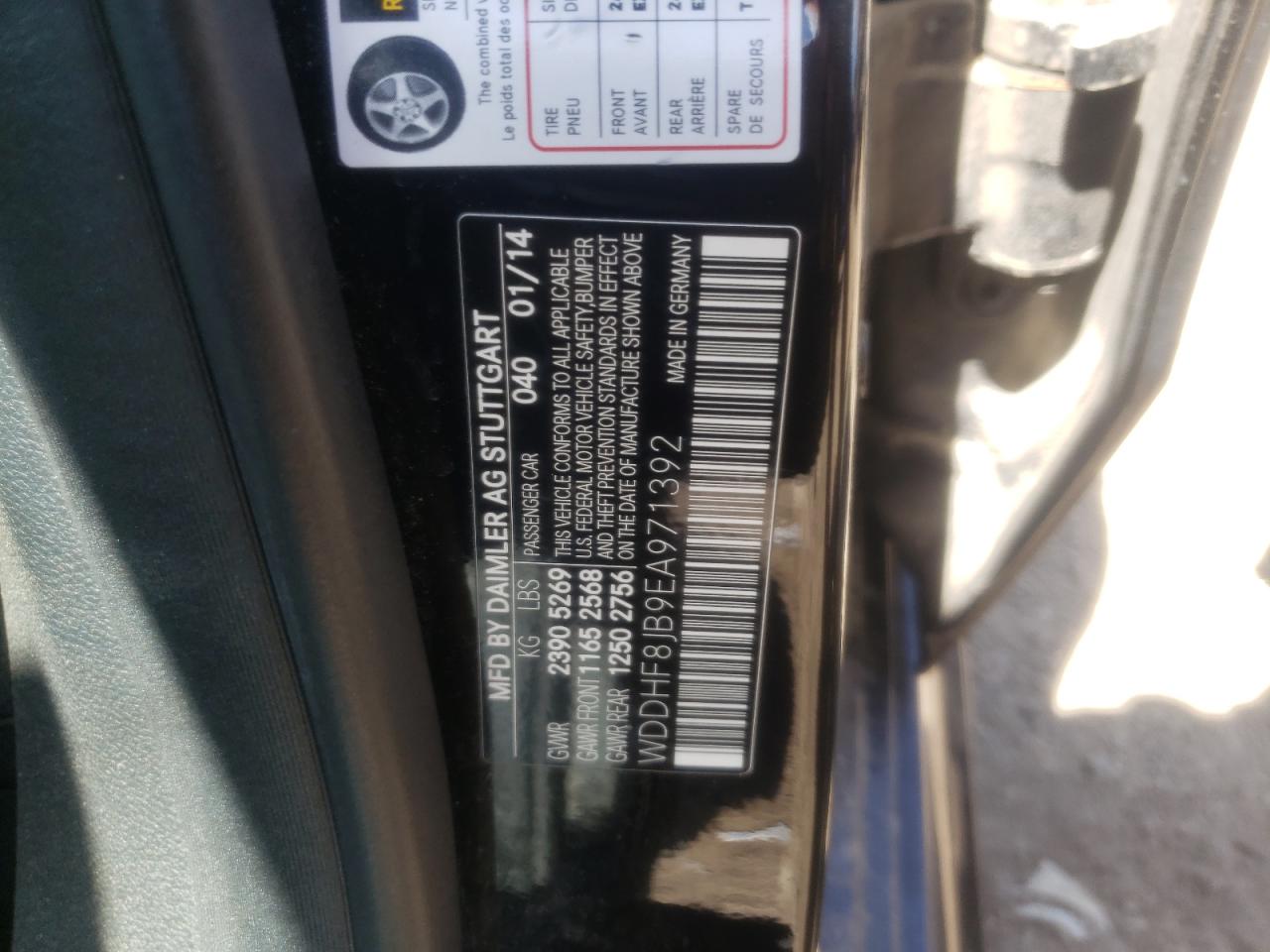 WDDHF8JB9EA971392 2014 Mercedes-Benz E 350 4Matic