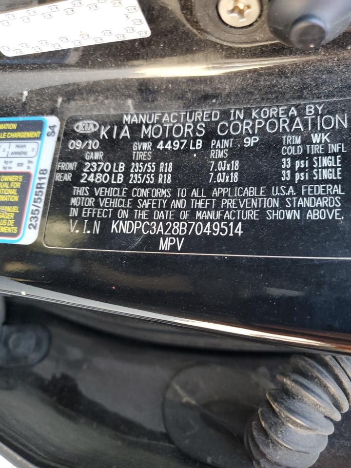 KNDPC3A28B7049514 2011 Kia Sportage Ex