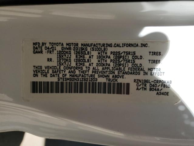 2001 Toyota Tacoma Xtracab Prerunner VIN: 5TESM92N31Z821203 Lot: 56713684