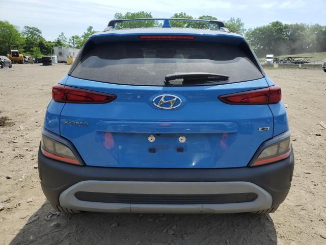 2022 Hyundai Kona Sel VIN: KM8K6CAB9NU853890 Lot: 57407994