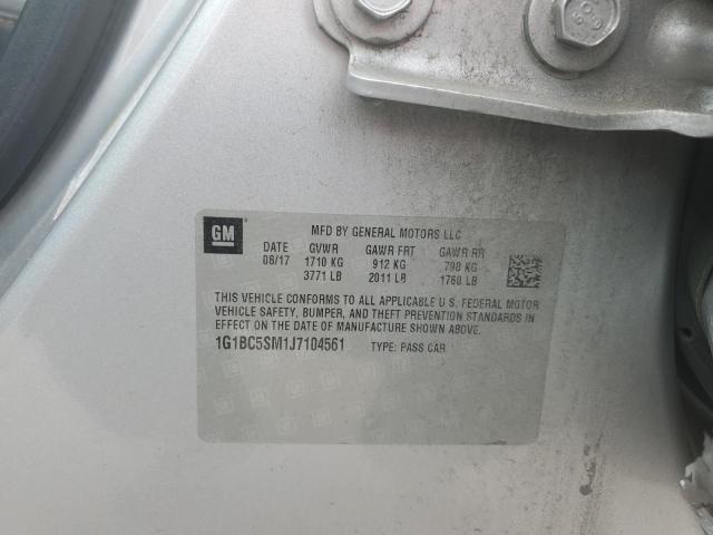 2018 CHEVROLET CRUZE LS - 1G1BC5SM1J7104561