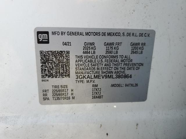 2021 GMC Terrain Sle VIN: 3GKALMEV9ML380864 Lot: 57491634