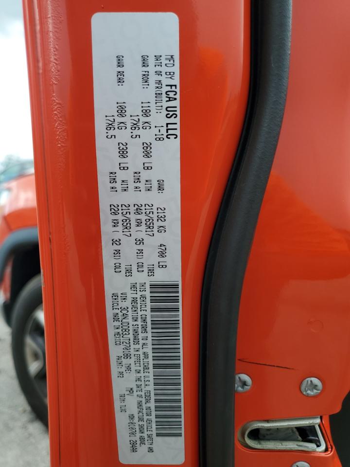 3C4NJDDB3JT270186 2018 Jeep Compass Trailhawk