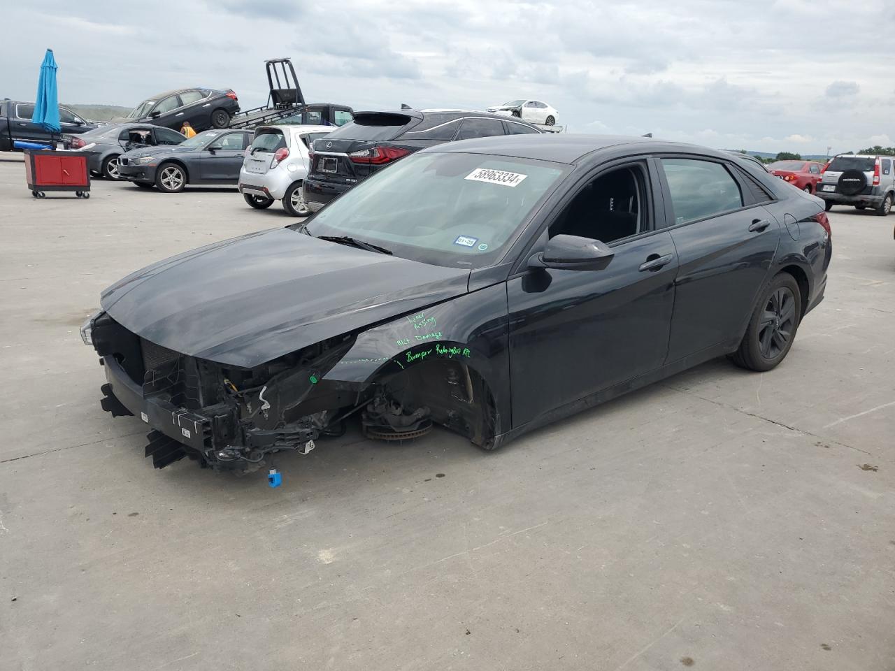 KMHLM4AG3NU242877 2022 Hyundai Elantra Sel