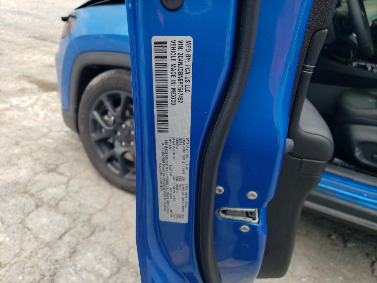 3C4NJDBN6PT547452 2023 Jeep Compass Latitude