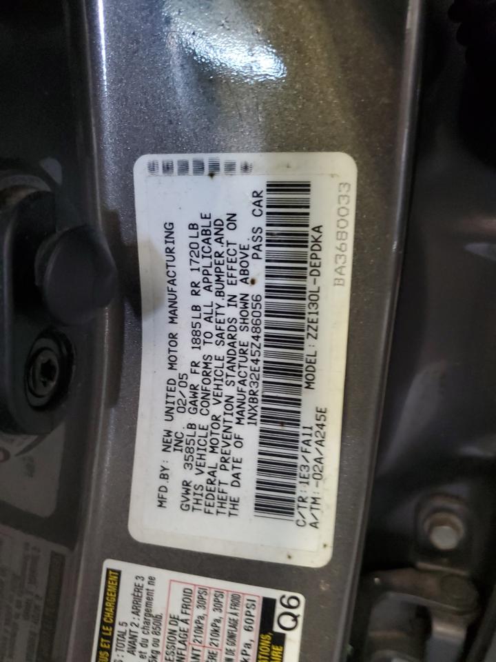 1NXBR32E45Z486056 2005 Toyota Corolla Ce