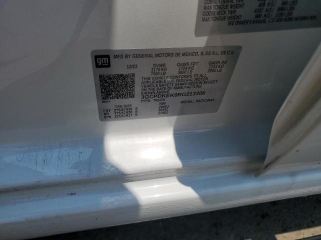2024 CHEVROLET 1500 SILVE - 3GCPDKEK0RG213306