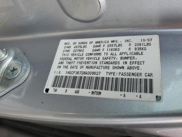 1HGCP36728A009627 2008 Honda Accord Ex