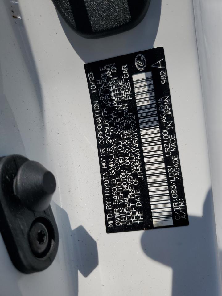 JTHMPAAY4RA109221 2024 Lexus Lc 500