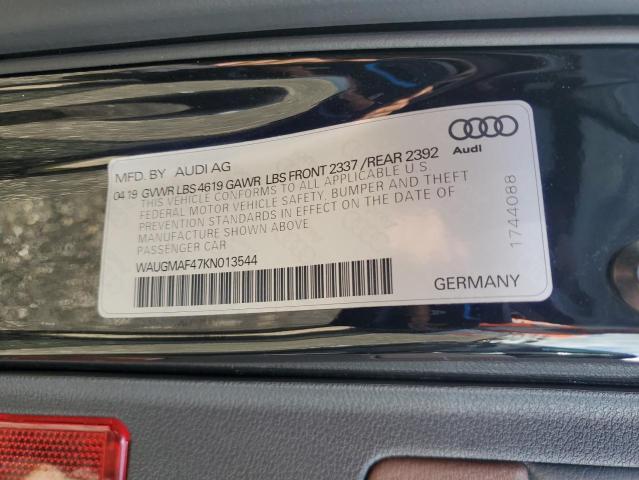 VIN WAUGMAF47KN013544 2019 Audi A4, Premium no.13