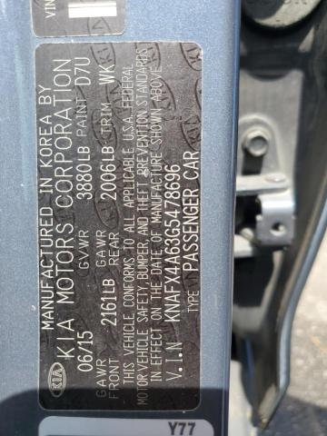 2016 Kia Forte Lx VIN: KNAFX4A63G5478696 Lot: 61336284