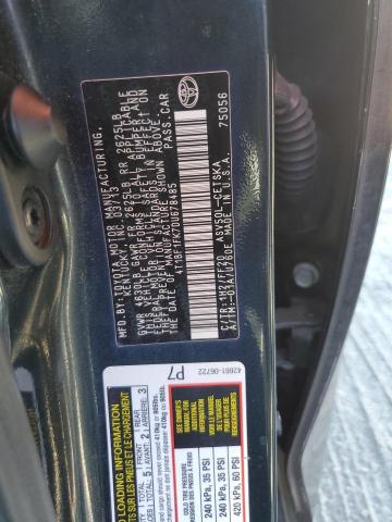 VIN 4T1BF1FK7DU678485 2013 Toyota Camry, L no.12