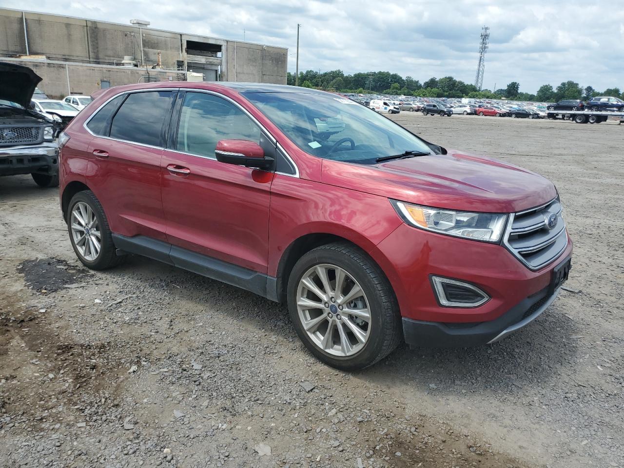 2017 Ford Edge Titanium vin: 2FMPK3K9XHBB02174