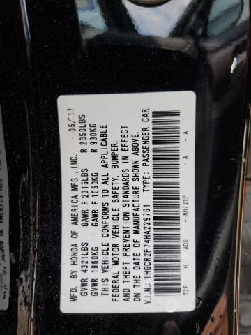 1HGCR2F74HA229761 2017 HONDA ACCORD - Image 12